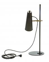 House of Troy NOR350-CHBAB - Norton Adjustable LED Table Lamps in Chestnut Bronze with Antique Brass Accents