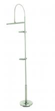 House of Troy RN302-SN - River North Easel Floor Lamp Satin Nickel LED Slimline Shade