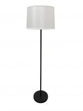 House of Troy S500-BLKSN - Sawyer Black/Satin Nickel Floor Lamps