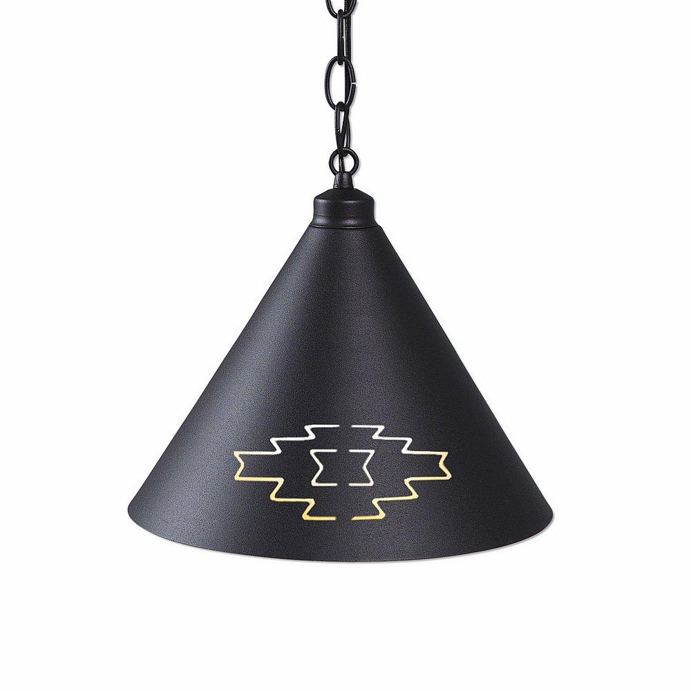 Canyon Pendant Medium - Pueblo - Black Iron Finish - Chain