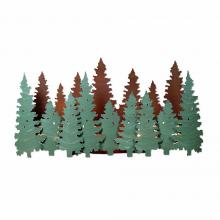 Avalanche Ranch Lighting A11042-04 - Old Growth Pine Forest Sconce - Pine Tree Green-Rust Patina base Finish