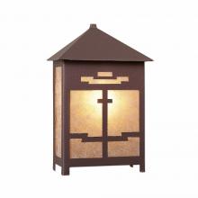 Avalanche Ranch Lighting M53276AL-29 - Hudson Sconce Large - Southwest - Almond Mica Shade - Copper Metallic (Antique Look) Finish