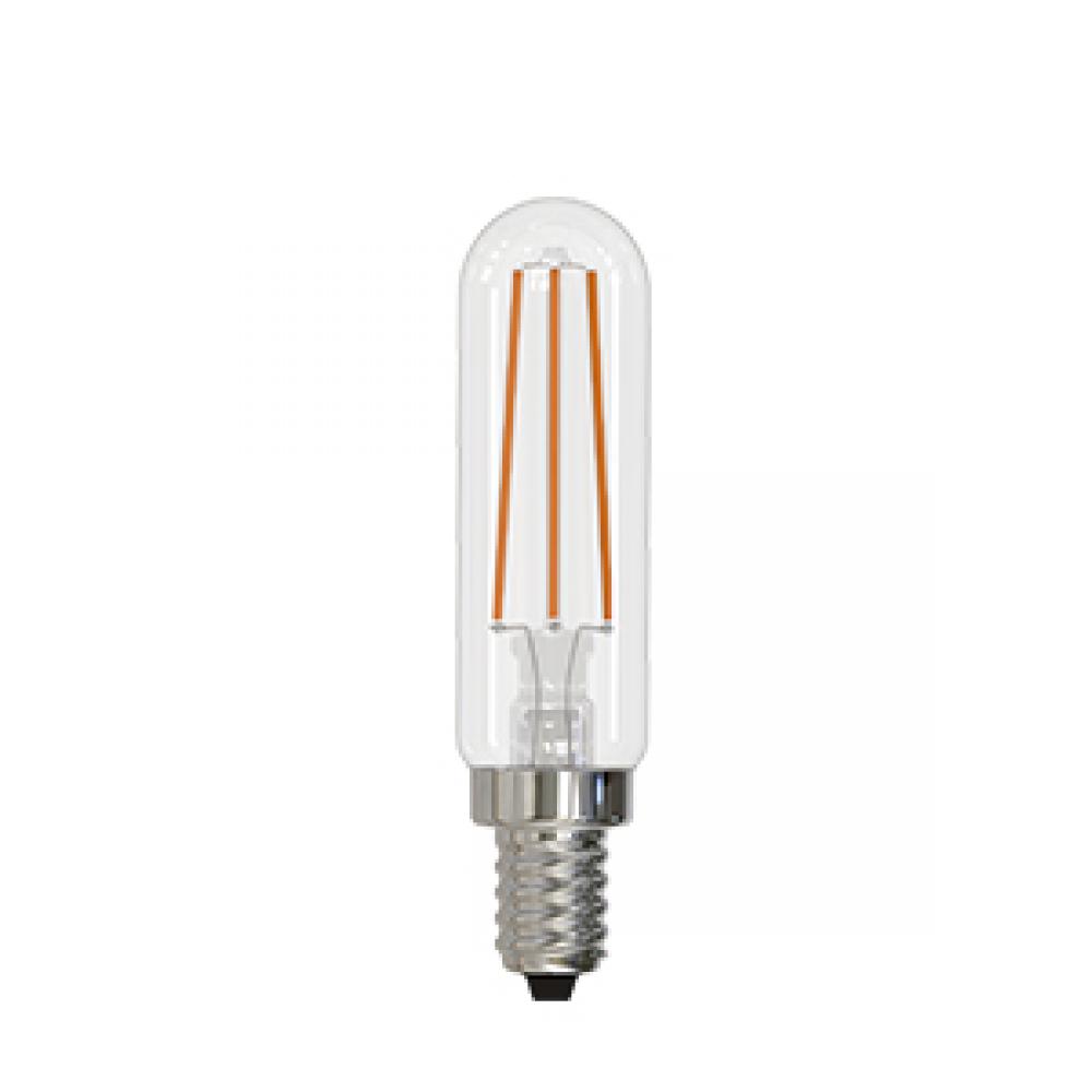 LED Filament Lamp T6 S3 E12 Base 4.5W 320° 120V 40K Clear Vertical Dim 4 50LM Standard