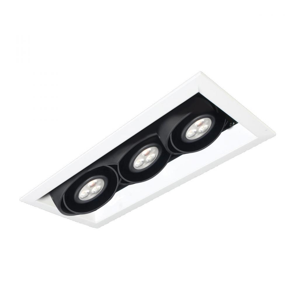 3LT MULTIPLE, LED, WHT/BLK