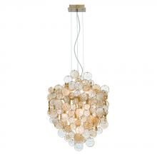 Eurofase Blue US 34030-026 - Trento 7 Light Chandelier in Antique Gold