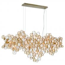 Eurofase Blue US 34032-027 - Trento 15 Light Chandelier in Antique Gold