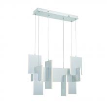 Eurofase Blue US 37345-036 - Coburg 1 Light Chandelier in Aluminium