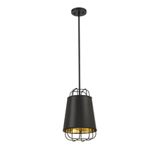 Eurofase Blue US 38147-029 - Tura, 1LT Pendant, Black