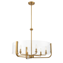 Eurofase Blue US 38155-017 - Campisi, 6LT Chandelier, Brass