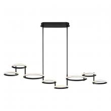 Eurofase Blue US 39421-012 - Giro, 8LT LED Chandelier, Blk