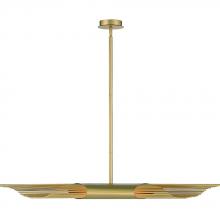 Eurofase Blue US 43866-021 - Umura 2 Light Chandelier in Gold