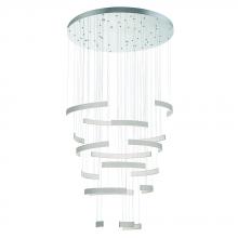 Eurofase Blue US 43902-038 - Verdura 1 Light Chandelier in Grey + White