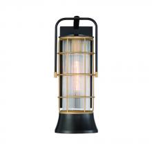 Eurofase Blue US 44263-010 - Rivamar 1 Light Lantern in Oil Rubbed Bronze + Gold