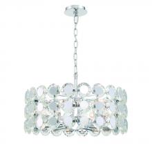 Eurofase Blue US 44285-012 - Perrene 6 Light Chandelier in Chrome