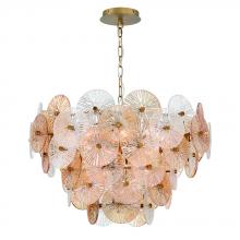 Eurofase Blue US 44572-013 - Sue-anne 12 Light Chandelier in Plated Brass