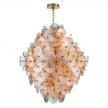 Eurofase Blue US 44574-017 - Sue-anne 27 Light Chandelier in Plated Brass