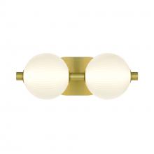 Eurofase Blue US 47192-010 - Palmas 2 Light Vanity In Gold