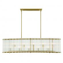 Eurofase Blue US 47240-018 - Glasbury 52" Chandelier In Gold