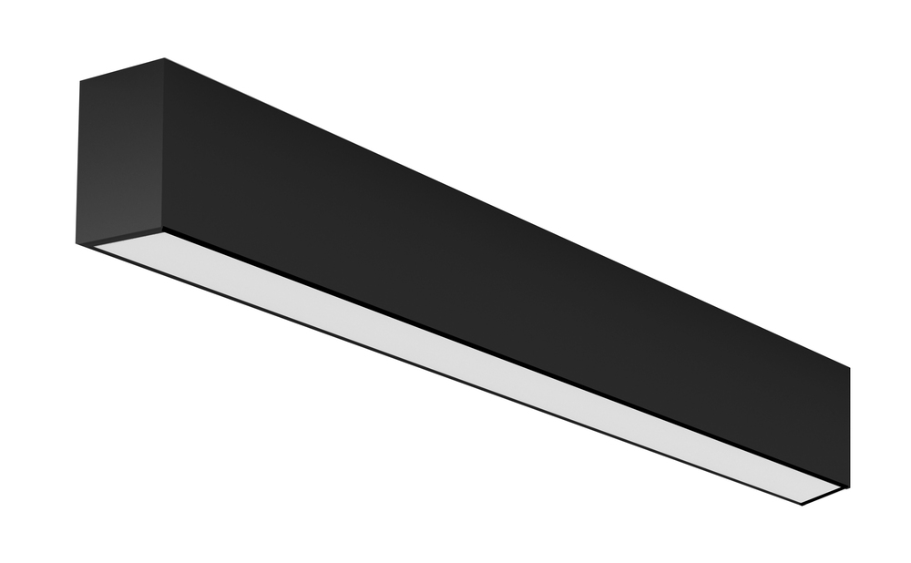 4' LED Linear Surface Mount, 2"Wide, 4000K, Black