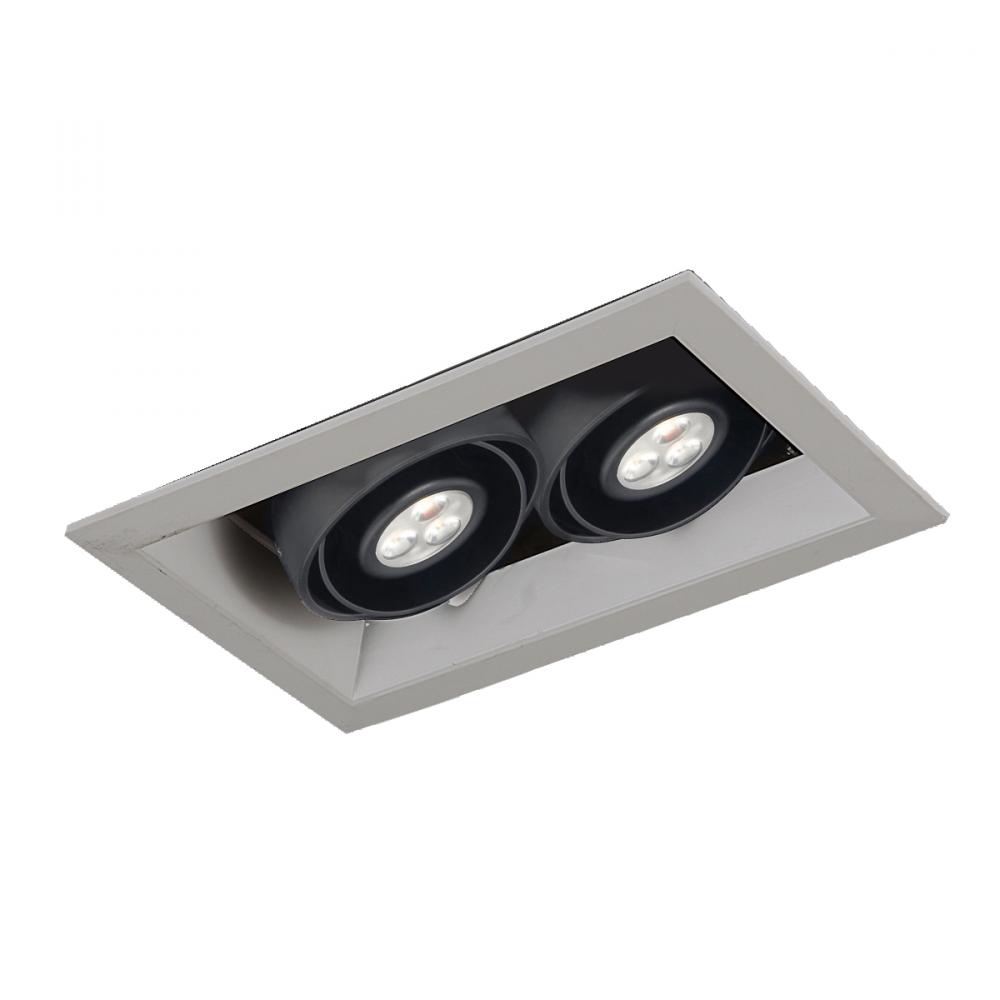 2LT MULTIPLE, LED, PLAT/BLK