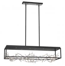 Eurofase Blue CA 35642-023 - Aerie, 8LT , LED, Rect, Cha, Blk/sil