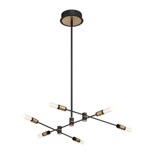 Eurofase Blue CA 37050-016 - Albany, Chandelier, 6LT , LED, Blk