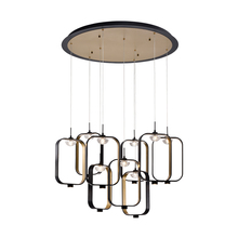 Eurofase Blue CA 37079-017 - Dagmar, Chandelier, LED, Black