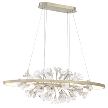 Eurofase Blue CA 37344-016 - Clayton, Chandelier, LED, Slv/gol