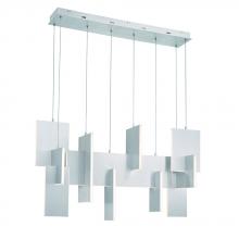 Eurofase Blue CA 38044-030 - Coburg 1 Light Chandelier in Aluminium