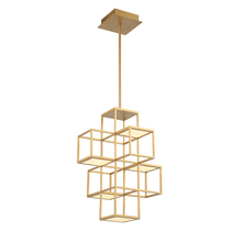 Eurofase Blue CA 38260-018 - Ferro, 5LT LED Pendant, Gold