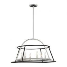 Eurofase Blue CA 39424-013 - Campana, 6LT Chandelier, Nic