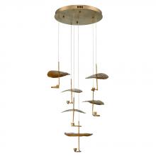 Eurofase Blue CA 41908-013 - Lagatto 6 Light Chandelier in Bronze