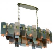 Eurofase Blue CA 43874-019 - Cocolina 11 Light Chandelier in Bronze