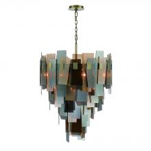 Eurofase Blue CA 43876-013 - Cocolina 19 Light Chandelier in Bronze