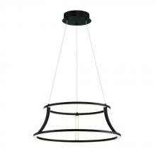 Eurofase Blue CA 43885-015 - Cadoux 1 Light Chandelier in Black