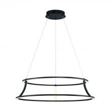 Eurofase Blue CA 43886-012 - Cadoux 1 Light Chandelier in Black