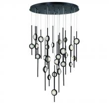 Eurofase Blue CA 43890-019 - Barletta 26 Light Chandelier in Black