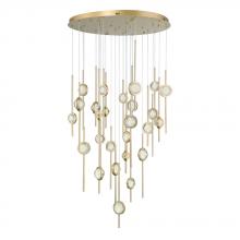 Eurofase Blue CA 43890-026 - Barletta 26 Light Chandelier in Brass