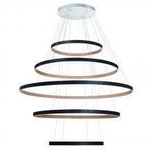 Eurofase Blue CA 43901-012 - Verdura 1 Light Chandelier in Black + Brown