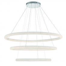 Eurofase Blue CA 43927-012 - Sassi 1 Light Chandelier in Chrome