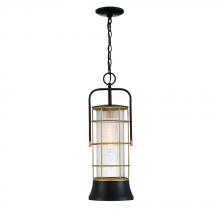 Eurofase Blue CA 44266-011 - Rivamar 1 Light Pendant in Oil Rubbed Bronze + Gold