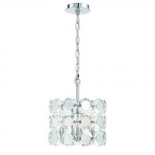 Eurofase Blue CA 44284-015 - Perrene 3 Light Chandelier in Chrome