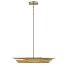 Eurofase Blue CA 44478-028 - Umura 2 Light Chandelier in Gold