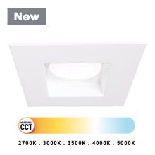 Eurofase Blue CA 45371-011 - 3.5 Inch Square Fixed Downlight in White