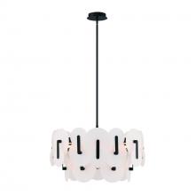 Eurofase Blue CA 47209-022 - Nuvola 24" LED Chandelier In Black