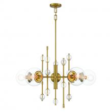 Eurofase Blue CA 47221-017 - Traiton 36" Chandelier In Gold