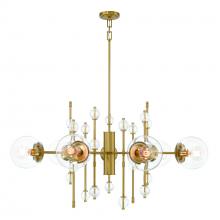 Eurofase Blue CA 47222-014 - Traiton 48" Chandelier In Gold