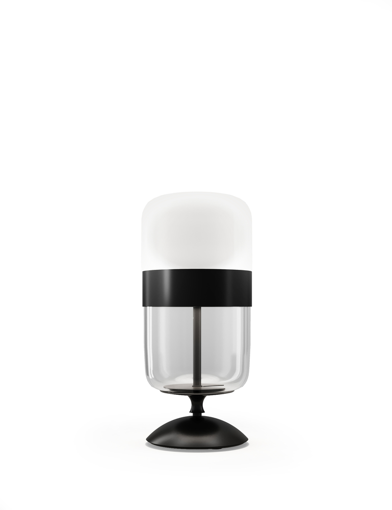 Futura Table Lamp M White Black Matt Black 1 E26 UL