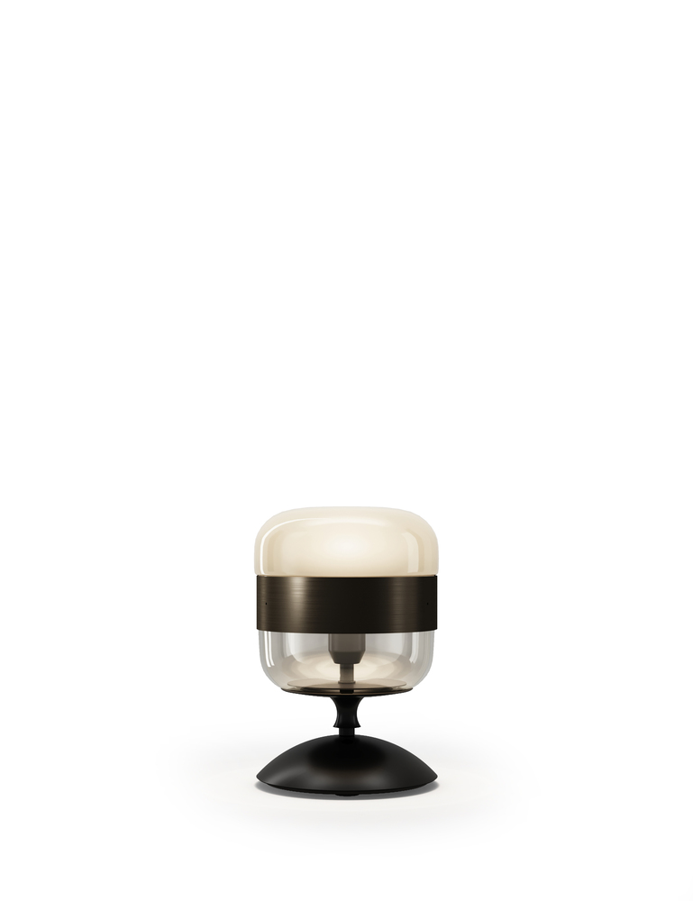 Futura Table Lamp P Amber Brass Matt Black 1 E26 UL