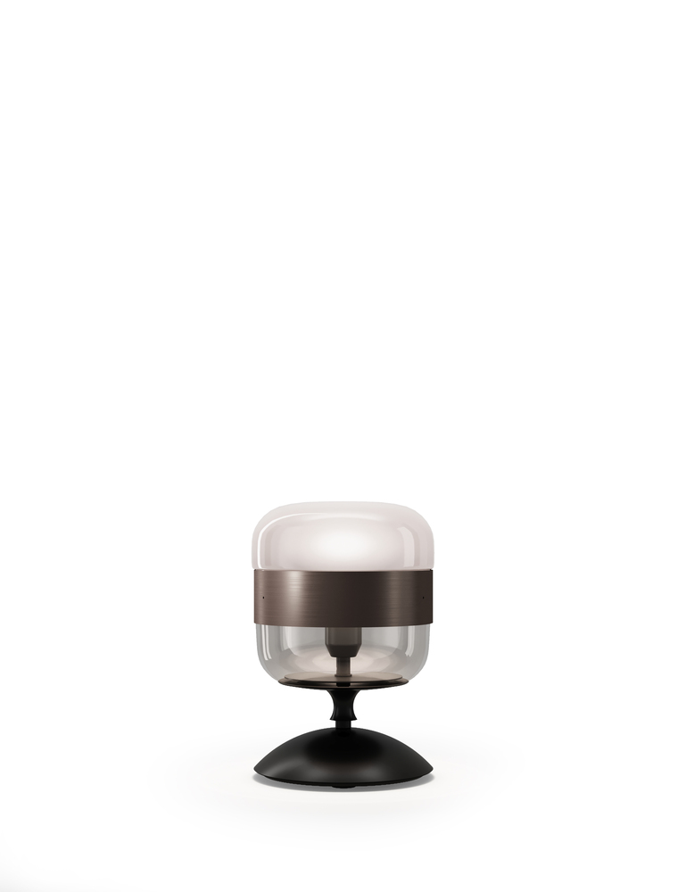 Futura Table Lamp P Smoky Brown Matt Black 1 E26 UL